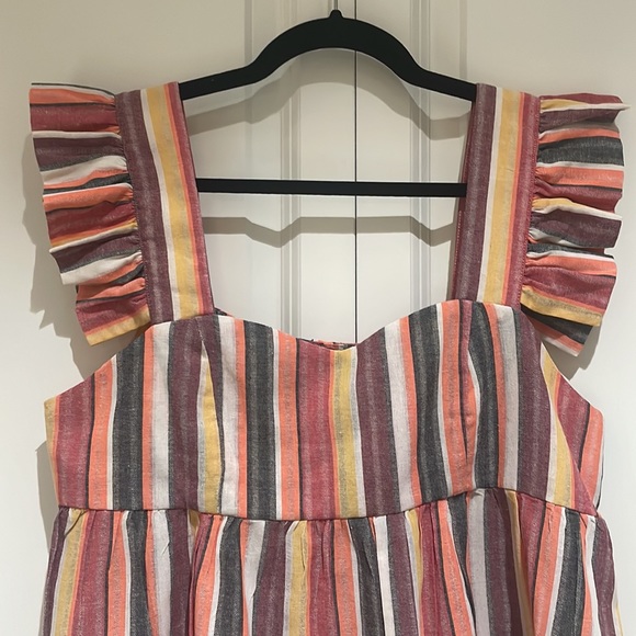 Striped BabyDoll Blouse - Picture 3 of 7